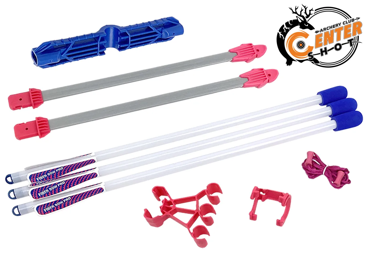 Лук детский классический Fiber Bow Pro (с комплектацией), синий