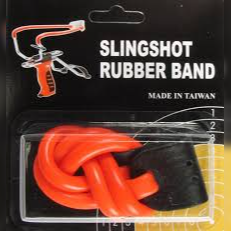Тетива (резинка) для рогатки Slingshot Rubber Band (оранжевая)