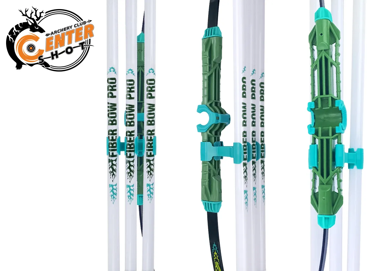 Лук детский классический Fiber Bow Pro (с комплектацией), зеленый