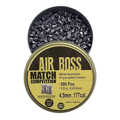 Пули пневматические Apolo Air Boss Match Pistol 4,5 мм 0,55 грамма (500 шт.)