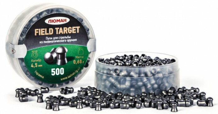 Пули пневматические Люман Field Target 4,5 мм 0,68 грамма (500 шт.)