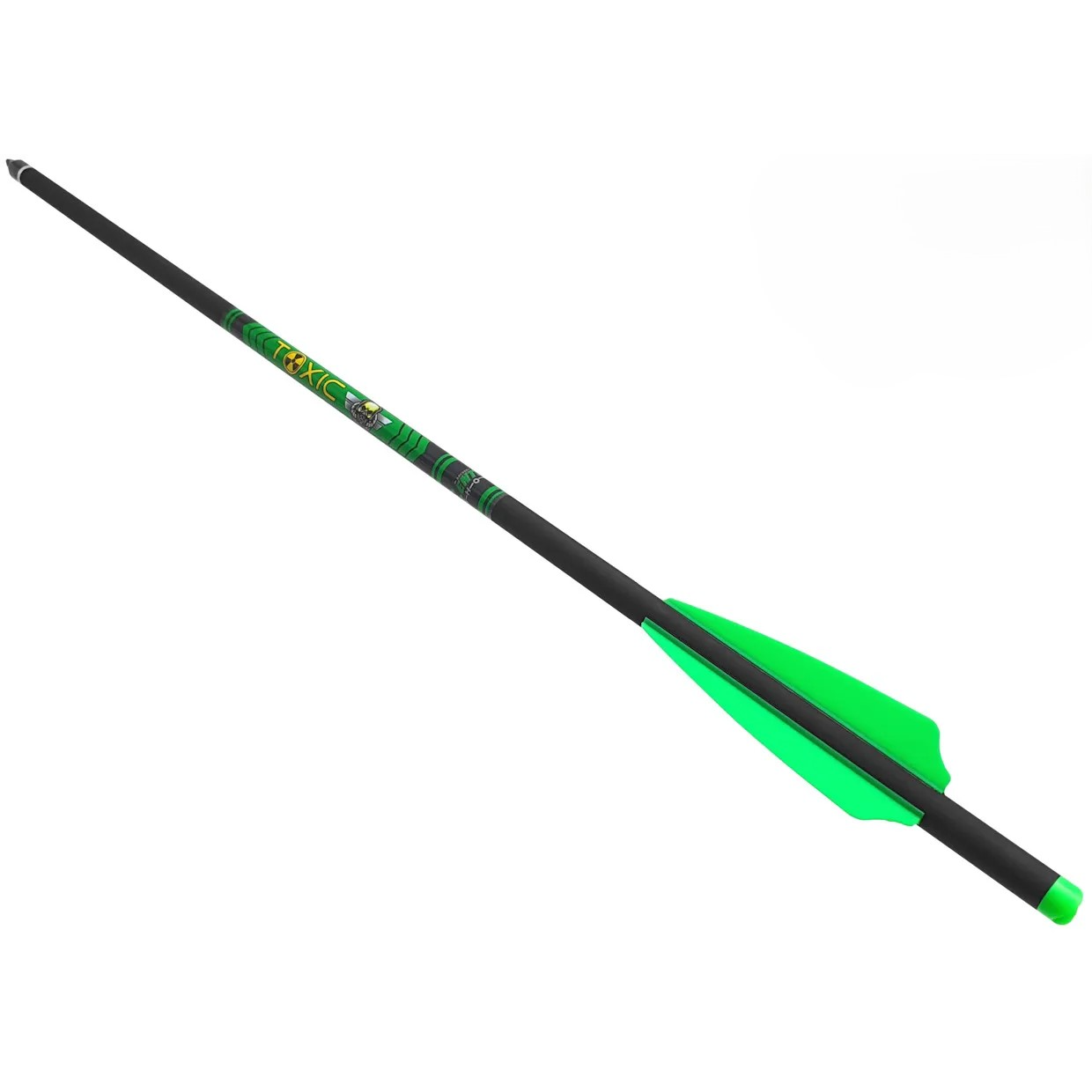 Стрела арбалетная Mix Carbon Centershot Toxic 16" Half Moon Nock (Field)
