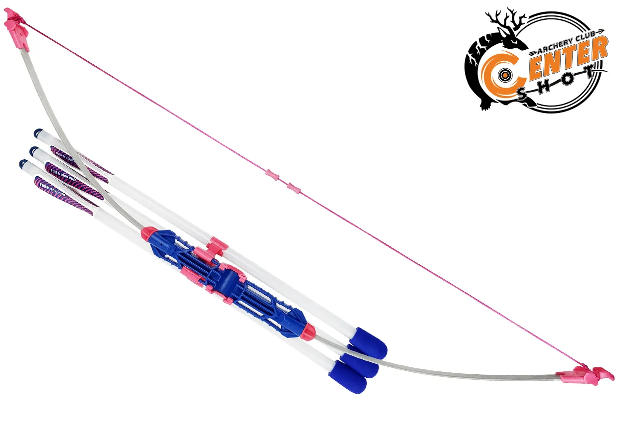 Лук детский классический Fiber Bow Pro (с комплектацией), синий