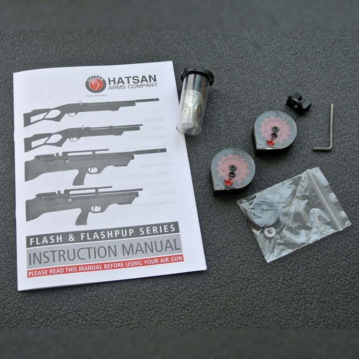 Пневматическая винтовка Hatsan FLASH QE 5,5 мм (РСР, пластик)